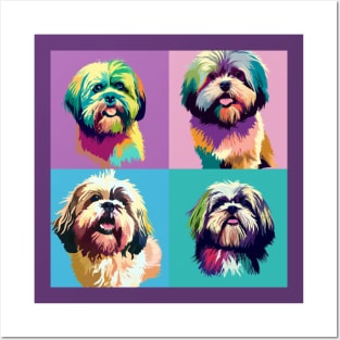 Lhasa Apso Pop Art - Dog Lover Gifts Posters and Art